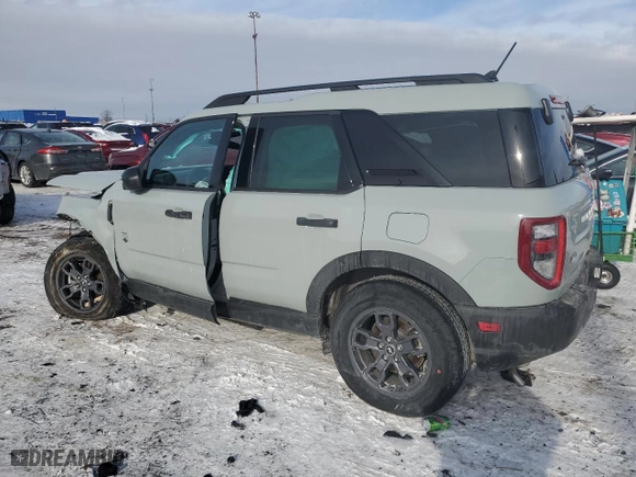 2024 Ford Bronco Sport Big Bend with VIN 3FMCR9B66RRE04602, listed as a Copart auction lot 45856685 with 0 mi miles and Salvage Title. Bid and sale history available at carsss.com. Image 2.
