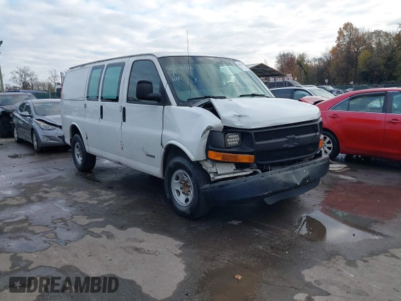 2003 Chevrolet Express Cargo with VIN 1GCGG25U431160656, listed as a IAAI auction lot 40876526 with 438,231 mi miles and . Bid and sale history available at DreamBid. Image 1.