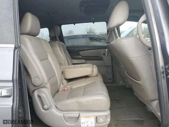 2014 Honda Odyssey EX-L with VIN 5FNRL5H60EB116666, listed as a Copart auction lot 43124855 with 205,050 mi miles and Salvage Title. Bid and sale history available at carsss.com. Image 11.