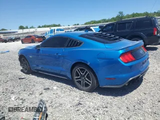 2021 Ford Mustang GT with VIN 1FA6P8CF2M5128677, listed as a Copart auction lot 57793995 with 68,095 mi miles and Salvage title. Bid and sale history available at DreamBid. Image 2.