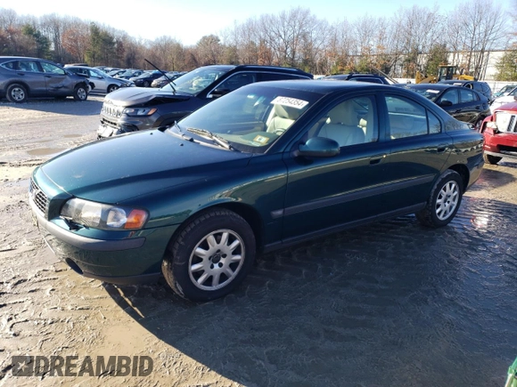2001 Volvo S60 with VIN YV1RS61R812070508, listed as a Copart auction lot 87254354 with 116,070 mi miles and Clean Title. Bid and sale history available at carsss.com. Image 1.