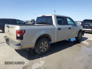 2018 Ford F-150 XL with VIN 1FTEW1CB3JKE57656, listed as a Copart auction lot 47735355 with 152,501 mi miles and Salvage title. Bid and sale history available at DreamBid. Image 3.