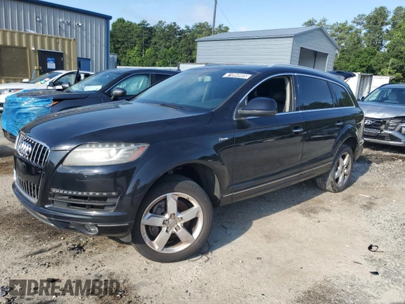 2014 Audi Q7 Premium Plus with VIN WA1LGAFE2ED016261, listed as a Copart auction lot 61094905 with 187,357 mi miles and Clean title. Bid and sale history available at DreamBid. Image 1.