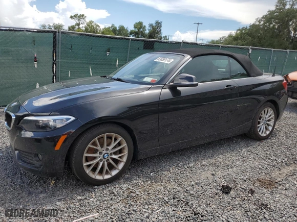 2015 BMW 2 Series 228i xDrive with VIN WBA1K7C51FV472540, listed as a Copart auction lot 63658174 with 119,567 mi miles and Salvage Title. Bid and sale history available at carsss.com. Image 1.