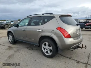 2003 Nissan Murano SL with VIN JN8AZ08W63W228366, listed as a Copart auction lot 76980534 with 185,634 mi miles and Salvage Title. Bid and sale history available at carsss.com. Image 2.