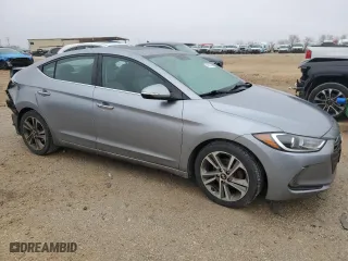 2017 Hyundai Elantra SE with VIN 5NPD84LF9HH006332, listed as a Copart auction lot 42926245 with 124,463 mi miles and Salvage Title. Bid and sale history available at carsss.com. Image 4.