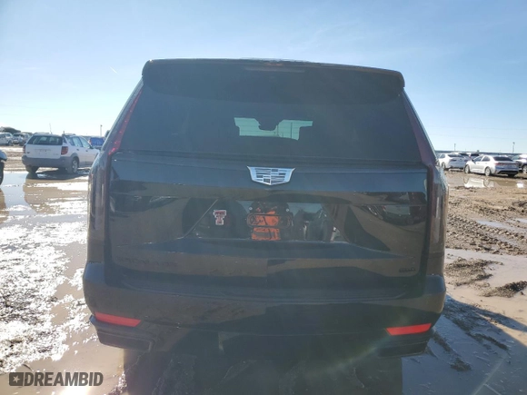 2024 Cadillac Escalade 4WD Sport Platinum with VIN 1GYS4GKL3RR331798, listed as a Copart auction lot 81526454 with 4,140 mi miles and Salvage Title. Bid and sale history available at carsss.com. Image 6.