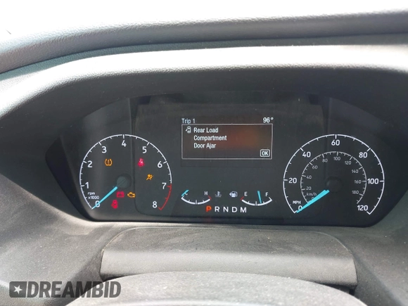 2024 Ford Transit Cargo with VIN 1FTBR1Y89RKA01132, listed as a IAAI auction lot 42668811 with 31,666 mi miles and . Bid and sale history available at DreamBid. Image 7.