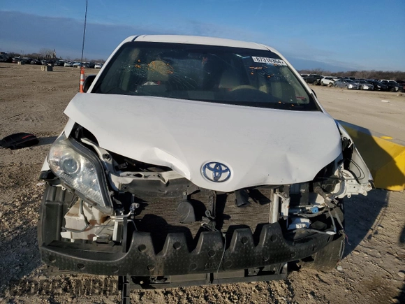 2012 Toyota Sienna with VIN 5TDKA3DCXCS012959, listed as a Copart auction lot 87316364 with Not Provided miles and Salvage Title. Bid and sale history available at DreamBid. Image 5.