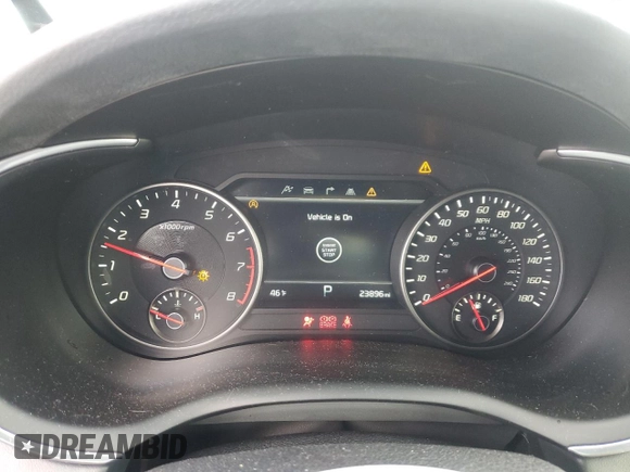 2022 Kia Stinger GT2 with VIN KNAE55LC2N6120216, listed as a Copart auction lot 85452554 with 23,896 mi miles and Salvage Title. Bid and sale history available at DreamBid. Image 9.