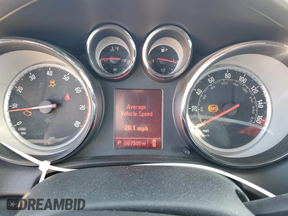 2018 Buick Cascada Sport Touring with VIN W04WJ3N57JG038678, listed as a Copart auction lot 46685445 with 7,505 mi miles and Salvage Title. Bid and sale history available at DreamBid. Image 9.