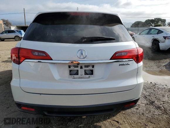 2015 Acura RDX with VIN 5J8TB3H35FL003217, listed as a Copart auction lot 45586675 with 74,952 mi miles and Salvage Title. Bid and sale history available at DreamBid. Image 6.