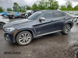 2016 BMW X6 xDrive50i z VIN 5UXKU6C5XG0R34277, wystawiony jako Copart lot #62030165 z przebiegiem 103 768 mil mil oraz Czysty tytuł • Clean title. Historia ofert i sprzedaży dostępna na DreamBid. Obrazek 1.