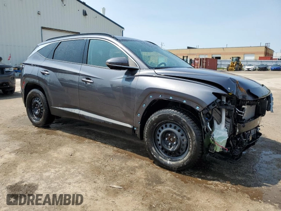 2024 Hyundai Tucson with VIN KM8JDDD28RU184438, listed as a Copart auction lot 59365805 with 15,113 mi miles and Salvage title. Bid and sale history available at DreamBid. Image 4.