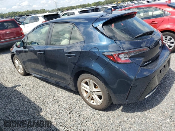 2021 Toyota Corolla Hatchback SE with VIN JTND4MBEXM3119891, listed as a Copart auction lot 73834074 with 44,193 mi miles and Non Repairable. Bid and sale history available at carsss.com. Image 2.