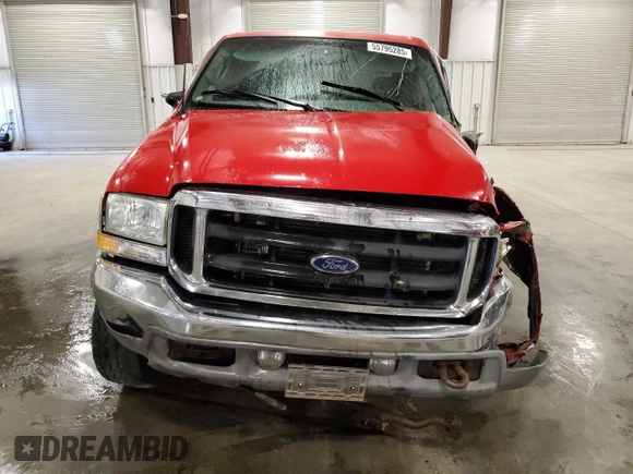 2003 Ford F-350 XL with VIN 1FTSW31P23ED11960, listed as a Copart auction lot 55795285 with 264,927 mi miles and Salvage title. Bid and sale history available at DreamBid. Image 5.
