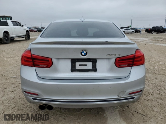 2016 BMW 3 Series 328i with VIN WBA8E9G55GNU29218, listed as a Copart auction lot 44810785 with 0 mi miles and Salvage Title. Bid and sale history available at carsss.com. Image 6.