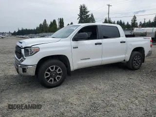 2018 Toyota Tundra SR5 z VIN 5TFDY5F15JX762966, wystawiony jako Copart lot #62136455 z przebiegiem 97 119 mil mil oraz Szkoda całkowita • Salvage title. Historia ofert i sprzedaży dostępna na DreamBid. Obrazek 1.