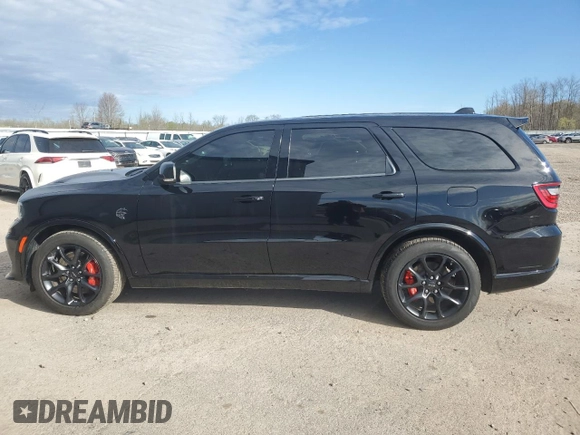 2023 Dodge Durango SRT Hellcat Premium with VIN 1C4SDJH92PC689375, listed as a Copart auction lot 55387135 with 658 mi miles and Clean Title. Bid and sale history available at DreamBid. Image 13.
