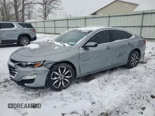 2023 Chevrolet Malibu RS with VIN 1G1ZG5ST0PF148236, listed as a Copart auction lot 51751595 with 35,343 mi miles and Salvage Title. Bid and sale history available at DreamBid. Image 1.