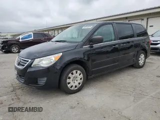 2011 Volkswagen Routan S z VIN 2V4RW4DG2BR670703, wystawiony jako Copart lot #59744075 z przebiegiem 184 027 mil mil oraz Czysty tytuł • Clean title. Historia ofert i sprzedaży dostępna na DreamBid. Obrazek 1.