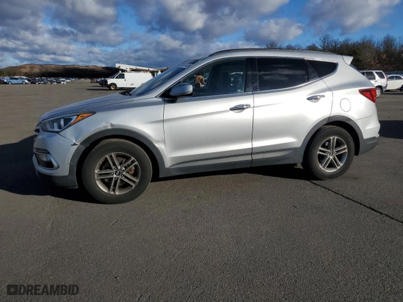 2017 Hyundai Santa Fe Sport Luxury with VIN 5XYZUDLB4HG401279, listed as a Copart auction lot 80534524 with 210,273 mi miles and Non Repairable. Bid and sale history available at carsss.com. Image 1.