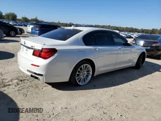 2013 BMW 7 Series 740i with VIN WBAYA6C51DD143366, listed as a Copart auction lot 86688234 with 79,326 mi miles and Salvage Title. Bid and sale history available at carsss.com. Image 3.
