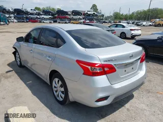 2017 Nissan Sentra SV with VIN 3N1AB7AP5HY324665, listed as a IAAI auction lot 41883100 with 95,872 mi miles. Bid and sale history available at carsss.com. Image 3.