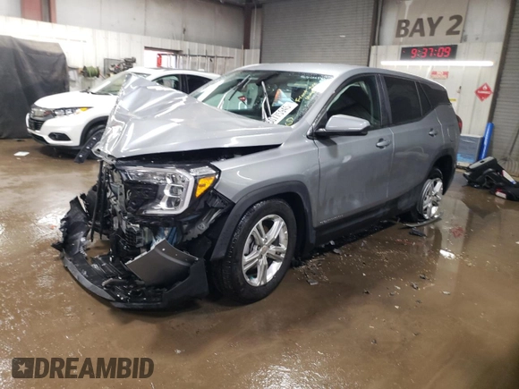 2024 GMC Terrain SLE with VIN 3GKALMEG7RL250879, listed as a Copart auction lot 50775945 with 14,503 mi miles and Salvage title. Bid and sale history available at DreamBid. Image 1.