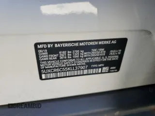 2019 BMW X5 xDrive40i with VIN 5UXCR6C55KLL37907, listed as a Copart auction lot 76977334 with 115,355 mi miles and Salvage Title. Bid and sale history available at carsss.com. Image 15.
