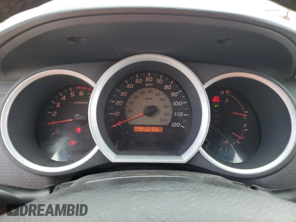 2010 Toyota Tacoma with VIN 3TMMU4FN8AM023377, listed as a Copart auction lot 58592735 with 245,178 mi miles and Salvage title. Bid and sale history available at DreamBid. Image 9.