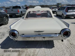 1961 Ford Thunderbird with VIN 1Y73Z112797, listed as a Copart auction lot 77574894 with 22,246 mi miles and Salvage Title. Bid and sale history available at DreamBid. Image 6.