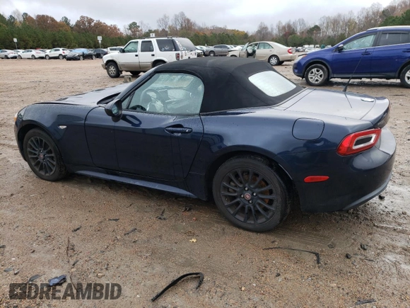 2018 FIAT 124 Spider Abarth z VIN JC1NFAEK7J0136872, wystawiony jako Copart lot #80666394 z przebiegiem 49 041 mil mil oraz Szkoda całkowita • Salvage title. Historia ofert i sprzedaży dostępna na DreamBid. Obrazek 2.