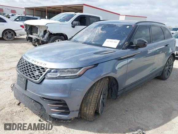 2019 Land Rover Range Rover Velar R-Dynamic SE with VIN SALYL2FV3KA227942, listed as a IAAI auction lot 41701785 with 41,160 mi miles and . Bid and sale history available at DreamBid. Image 2.