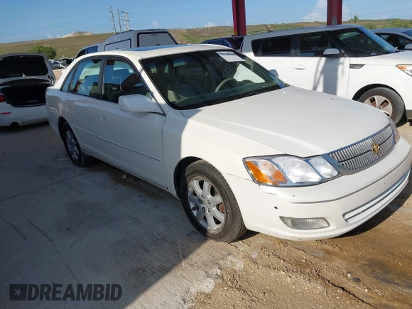 2001 Toyota Avalon XL z VIN 4T1BF28B01U142721, wystawiony jako IAAI lot #42340748 z przebiegiem 204 644 mil mil oraz . Historia ofert i sprzedaży dostępna na DreamBid. Obrazek 1.