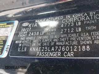 2018 Kia Stinger Premium z VIN KNAE25LA7J6012188, wystawiony jako IAAI lot #41984591 z przebiegiem 106 165 mil mil oraz . Historia ofert i sprzedaży dostępna na DreamBid. Obrazek 9.