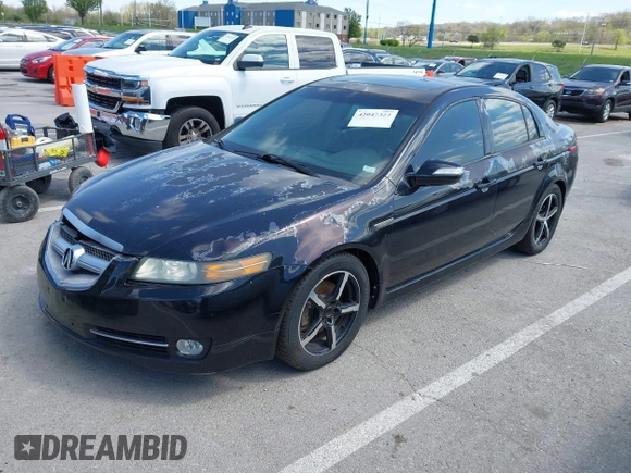 2008 Acura TL with VIN 19UUA66248A023699, listed as a IAAI auction lot 42047324 with 1 mi miles. Bid and sale history available at carsss.com. Image 2.