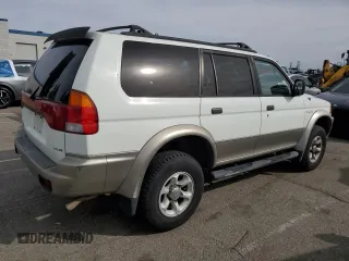 1999 Mitsubishi Montero Sport LS with VIN JA4LS31H2XP037110, listed as a Copart auction lot 45447485 with 166,942 mi miles and Salvage Title. Bid and sale history available at carsss.com. Image 3.