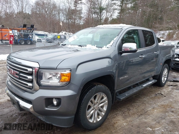 2018 GMC Canyon 4WD SLT with VIN 1GTG6DEN2J1301633, listed as a IAAI auction lot 41530624 with 98,771 mi miles. Bid and sale history available at carsss.com. Image 17.