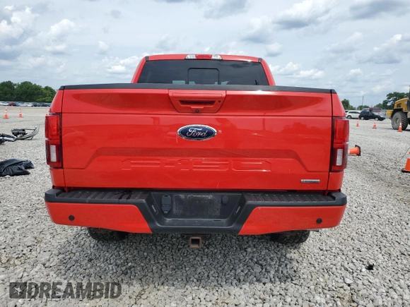 2018 Ford F-150 XL with VIN 1FTEW1EG0JFB83060, listed as a Copart auction lot 61973655 with 88,638 mi miles and Salvage title. Bid and sale history available at DreamBid. Image 6.
