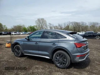 2023 Audi Q5 Sportback S line Premium с VIN WA14AAFY8P2149962, выставлен на аукционе Copart как лот 54021195 с пробегом 36 875 миль миль и Списание • Salvage title. История ставок и продаж доступна на DreamBid. Изображение 2.