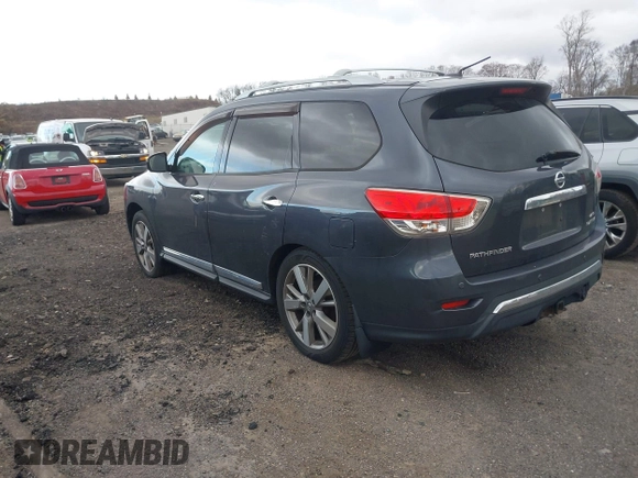 2013 Nissan Pathfinder SV with VIN 5N1AR2MM4DC677992, listed as a IAAI auction lot 42055683 with 195,113 mi miles and . Bid and sale history available at DreamBid. Image 3.