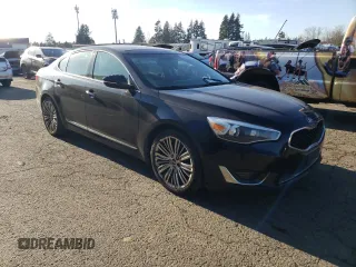2014 Kia Cadenza Premium with VIN KNALN4D79E5144893, listed as a Copart auction lot 42008235 with 153,009 mi miles and Clean Title. Bid and sale history available at carsss.com. Image 4.