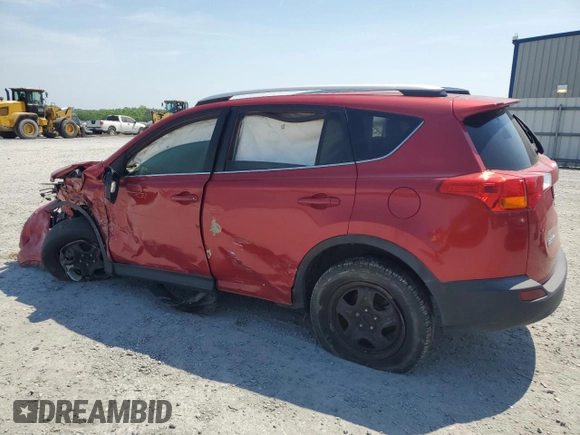 2013 Toyota RAV4 LE with VIN 2T3ZFREV4DW009817, listed as a Copart auction lot 54985105 with Not Provided miles and Clean Title. Bid and sale history available at carsss.com. Image 2.