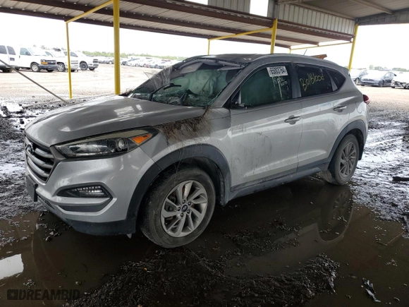 2016 Hyundai Tucson SE with VIN KM8J3CA40GU082275, listed as a Copart auction lot 65003764 with 0 mi miles and Salvage Title. Bid and sale history available at carsss.com. Image 1.