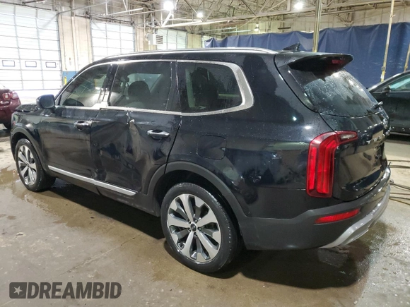 2021 Kia Telluride S with VIN 5XYP64HCXMG192305, listed as a Copart auction lot 88643565 with 75,162 mi miles and Salvage title. Bid and sale history available at DreamBid. Image 2.