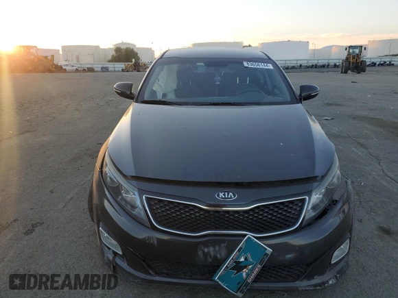 2015 Kia Optima LX with VIN 5XXGM4A72FG469281, listed as a Copart auction lot 83656144 with 129,491 mi miles and Salvage Title. Bid and sale history available at DreamBid. Image 5.