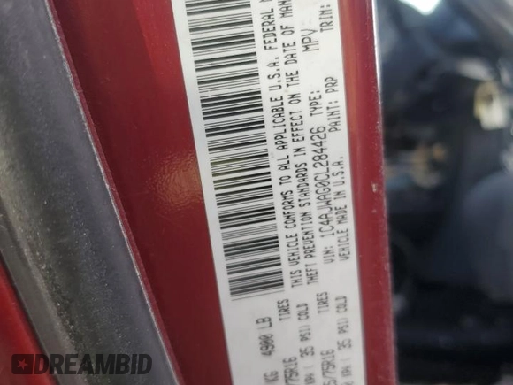 2012 Jeep Wrangler Sport с VIN 1C4AJWAG0CL284426, выставлен на аукционе Copart как лот 52247255 с пробегом Не указан миль и На запчасти • Non repairable. История ставок и продаж доступна на DreamBid. Изображение 12.