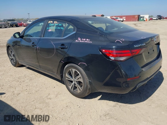 2020 Nissan Sentra SV with VIN 3N1AB8CV7LY255830, listed as a IAAI auction lot 41786362 with 36,686 mi miles and . Bid and sale history available at DreamBid. Image 3.