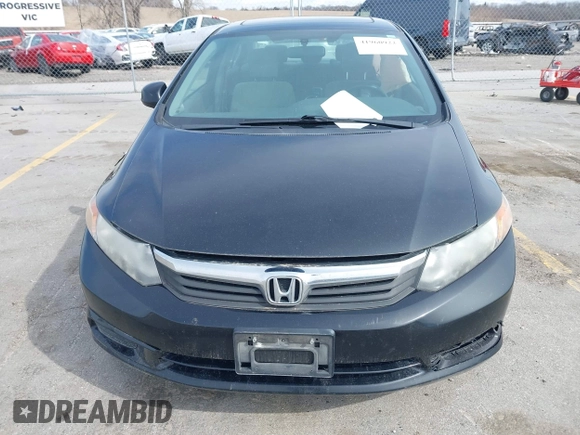 2012 Honda Civic EX with VIN JHMFB2F84CS002015, listed as a IAAI auction lot 41960922 with 188,152 mi miles and . Bid and sale history available at DreamBid. Image 12.
